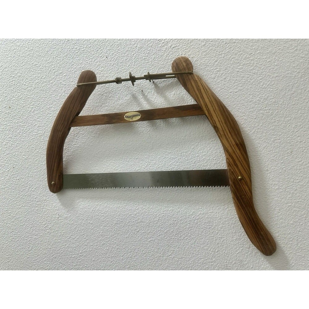 Craftsman SN 01353 Classic Zebra Wood Bow Saw Carpentry Tools
